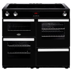 Belling Cookcentre 100EI Electric Range Cooker With Induction Hob Black
